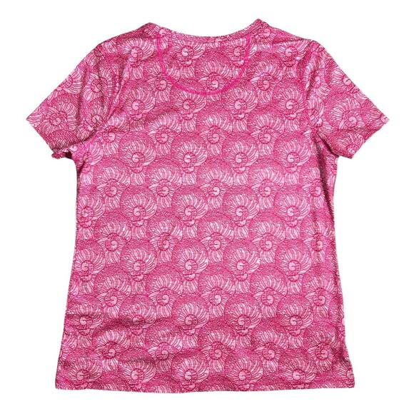 Reel Legends Women's Reel-Tec Top  Size PL  Pink Print  Fishing Outdoor Boating - Picture 2 of 6